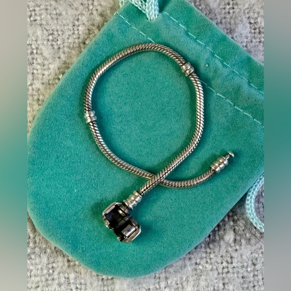 Authentic Pandora Moments Snake Chain Bracelet 7.5” - Picture 3 of 10